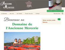 Tablet Screenshot of anciennemercerie.fr